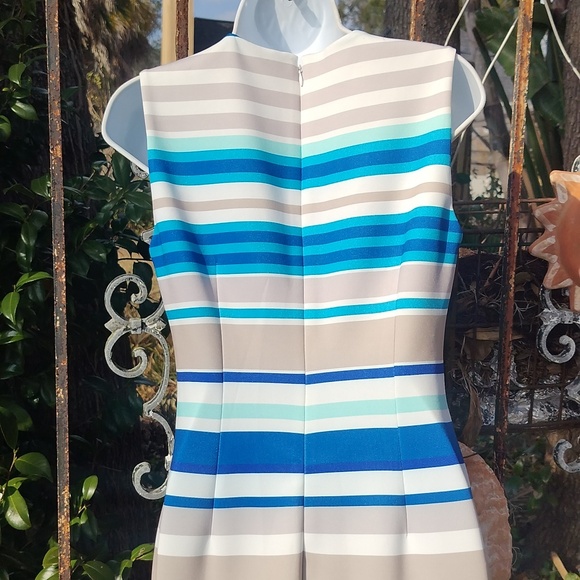 Calvin Klein New Size 8 Striped Dress - Picture 7 of 7